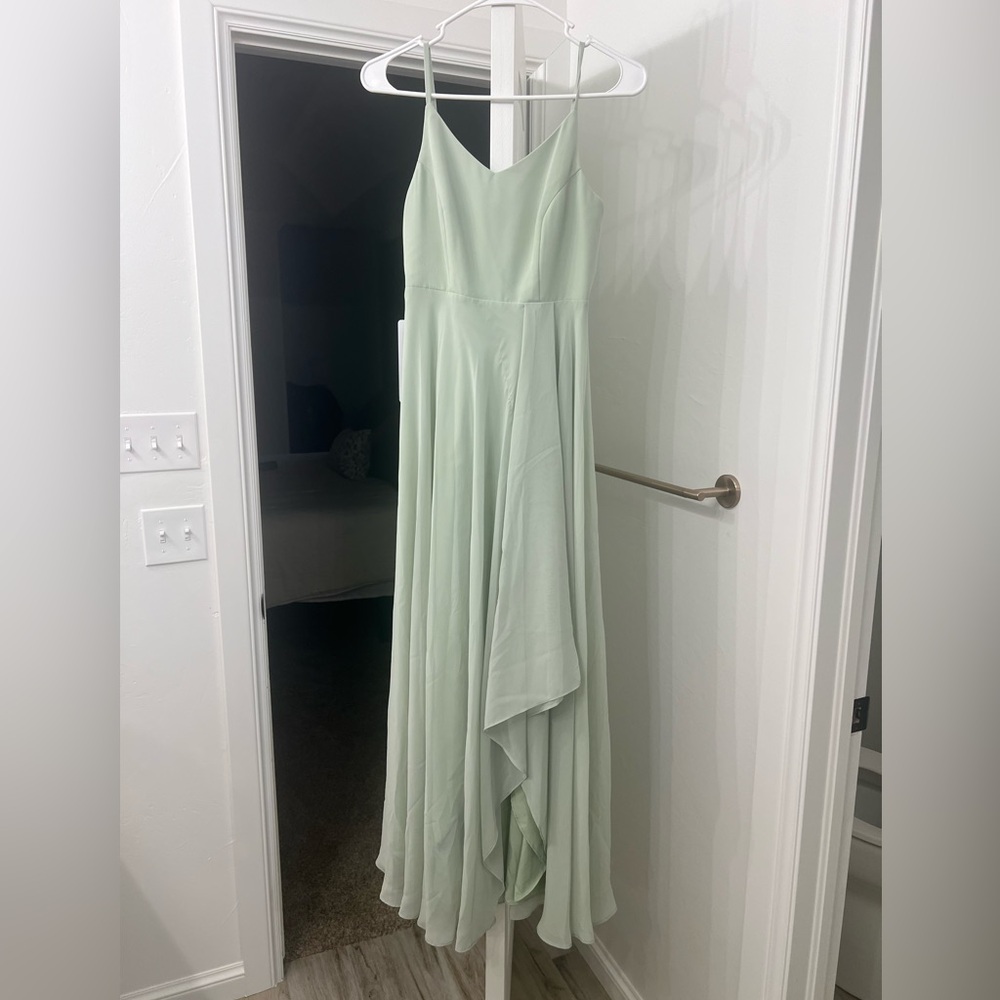 Elegant Sage Green kids Dress